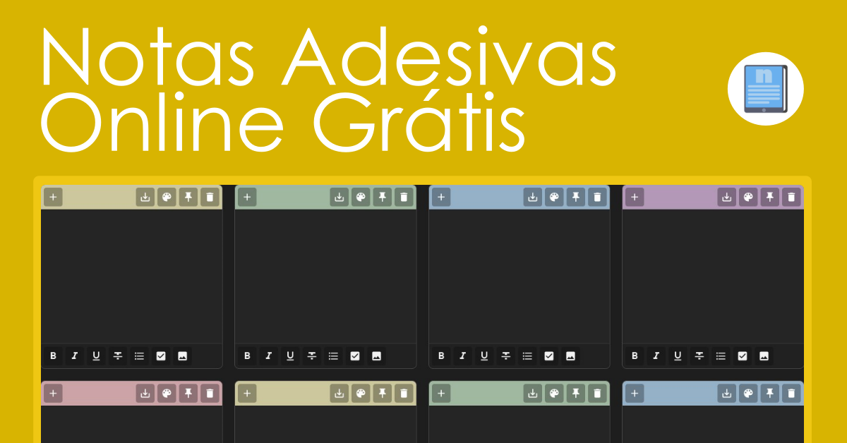Bloco de Notas Online